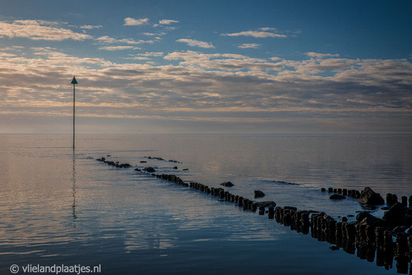 "Strekdam plein Havenweg Vlieland'