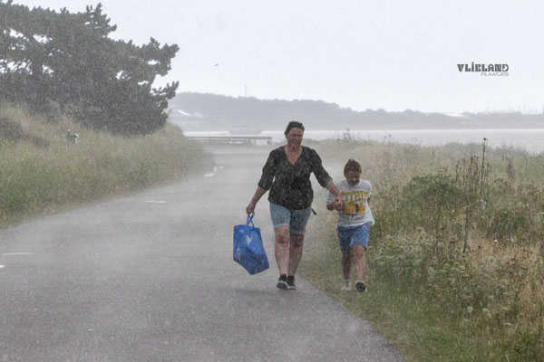 Stromende regen, juli 2025