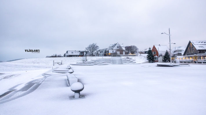 Plein Havenweg in sneeuw gehuld, 16 januari 2026