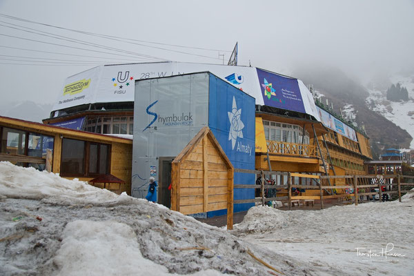 Skigebiet in Almaty im Transili-Alatau Gebirge
