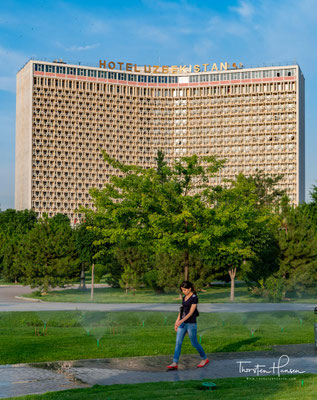 das berühmte Hotel Usbekistan in der Hauptstadt Taschkent 