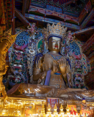 Wutong Kloster, eines der berühmtesten tibetischen Klöstern in China