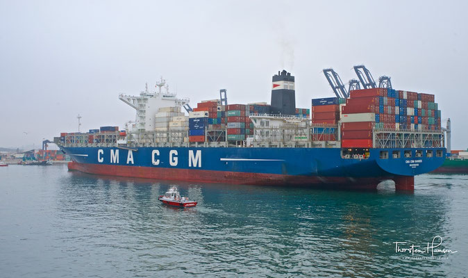 Hafen von San Antonio in Chile