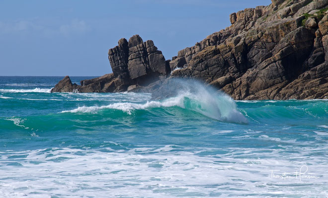 Porthcurno Beach beim Minsk Theatre 