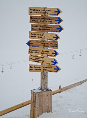 Skigebiet in Almaty im Transili-Alatau Gebirge