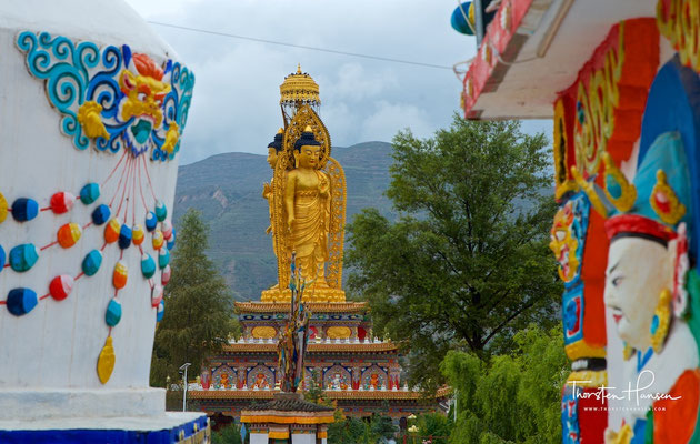 Wutong Kloster, eines der berühmtesten tibetischen Klöstern in China