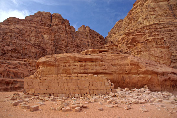 T.E. Lawrence von Arabien´s Haus im Wadi Rum 