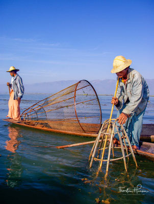 Das nutzen besonders die Fischer auf dem Inle-See.