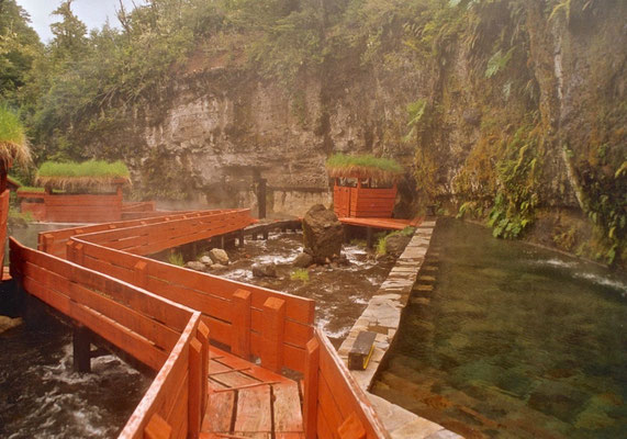 Termas Geometricas am Villarica Vulkan