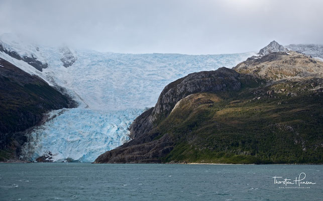 Gletscher-Italia in der Gletscher-Gasse im Beagle Kanal