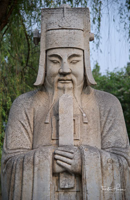 Statue eines Ming-Beamten.
