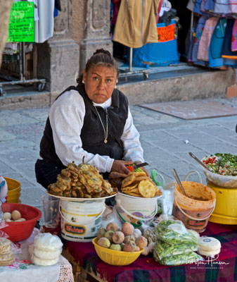 Verkäuferin in San Miguel de Allende