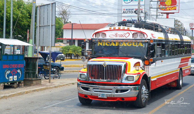 Öffentlicher Bus in Nicaragua 