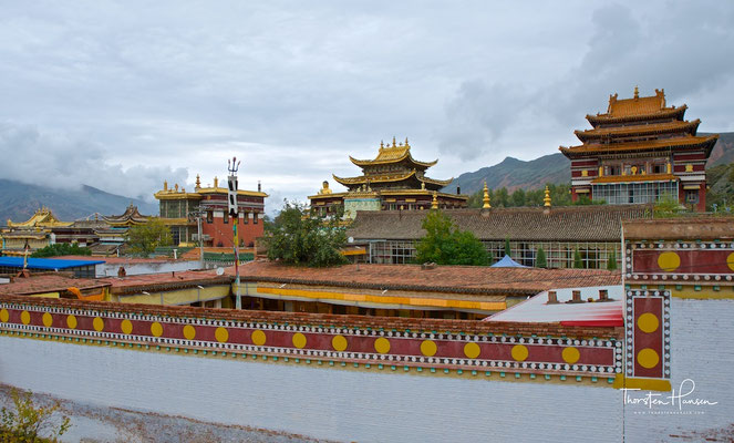 Wutong Kloster, eines der berühmtesten tibetischen Klöstern in China