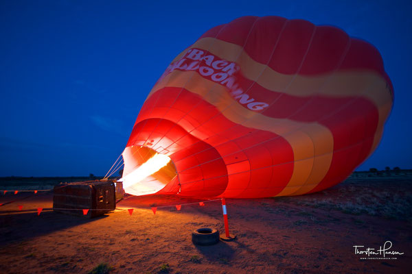 Ballon Fahrt in Alice Springs