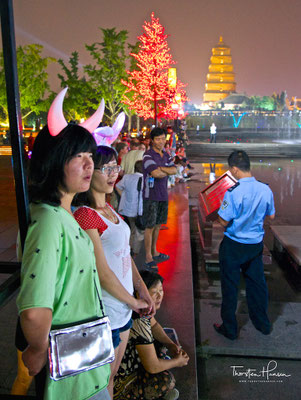 Fontänen-Licht-Show in Xi'an