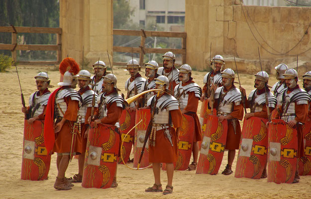 Römisches Wagenrennen in Jerash