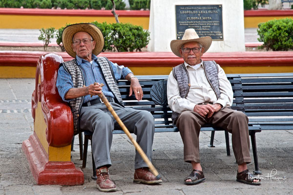 Alte Männer in Tequila in Jalisco