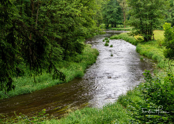 Die Pfreimd schlängelt sich mit insgesamt 76 km beginnend von Tschechien bis zur gleichnamigen Stadt Pfreimd durch den Oberpfälzer Wald.