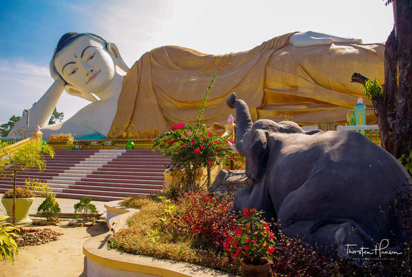 Shwethalyaung Buddha - der liegende Buddha von Bago