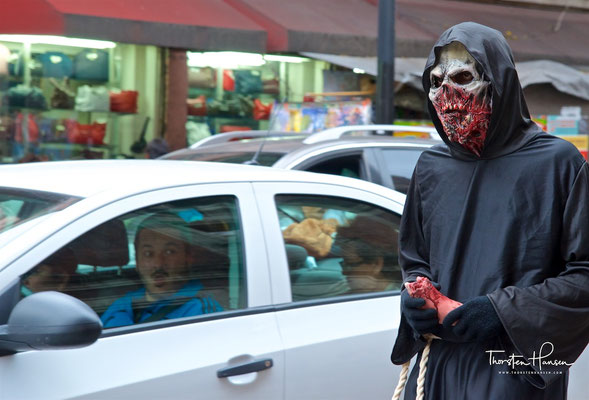 Dias de Muerte in Mexico Stadt
