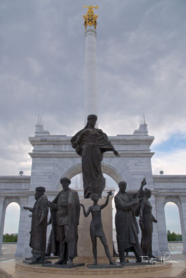 Das Denkmal Eli kasachischen Astana-Stadt