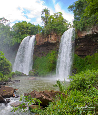 Doppelwasserfall Iguazu