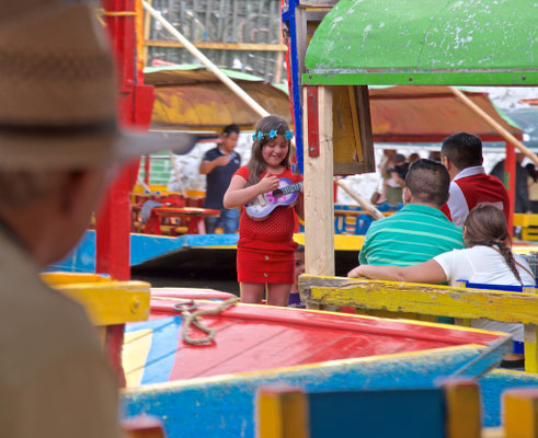 Xochimilco - schwimmende Gärten der Azteken