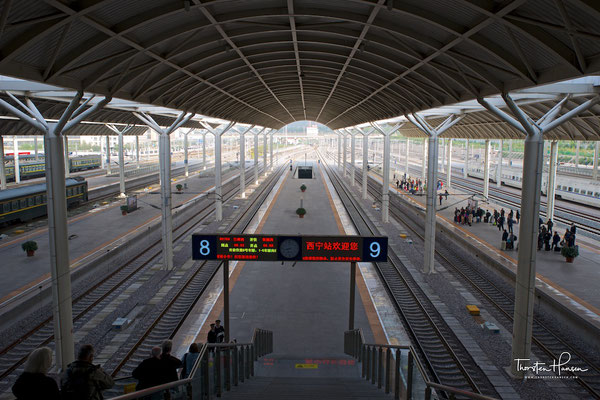 Bahnhof von Xining und Startpunkt der Lhasa Bahn