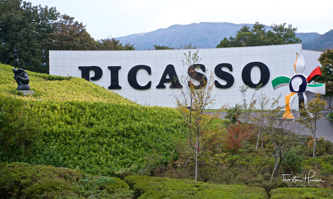 Picasso im Hakone-Open-Air-Museum, 彫刻の森美術館 - Kunstmuseum Wald der Skulpturen