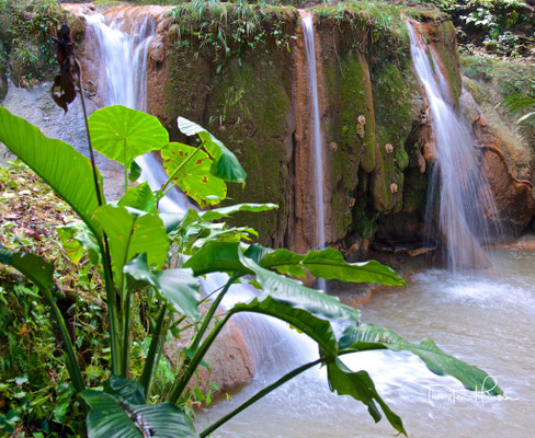 Die Cataratas de Agua Azul (Wasserfälle des blauen Wassers)