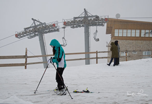 Skigebiet in Almaty im Transili-Alatau Gebirge