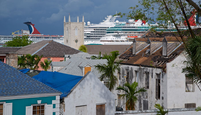 Blick vom Fort Fincastle über Nassau