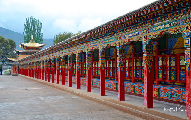 Wutong Kloster, eines der berühmtesten tibetischen Klöstern in China