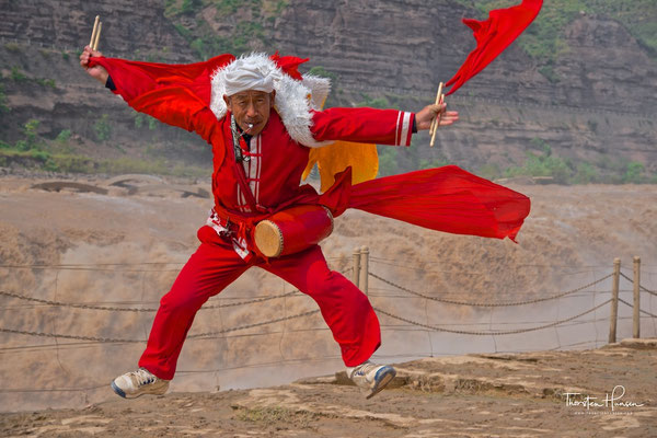 Hukou-Wasserfall des Huang He