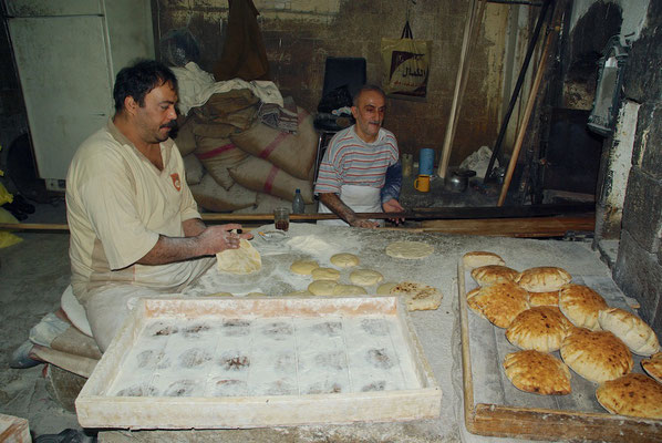 Beim Bäcker in Damaskus