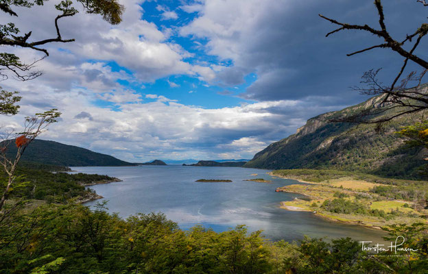 Lapataia-Bucht in Tierra del Fuego National Park, Argentinien.