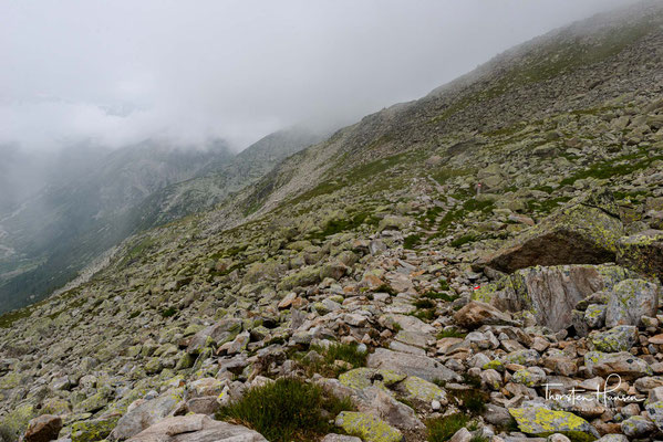 Beeindruckend thront der Schlegeis-kess mit hochalpinen Gipfeln wie dem Großen Möseler (3.480 m) oder dem Hochfeiler (3.509 m) über dem Schlegeisspeicher. 