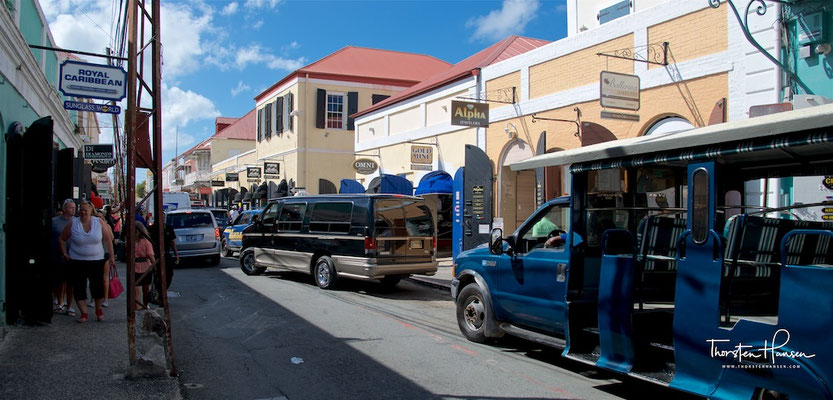 Shoppingwahn in Charlotte Amalie