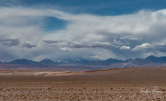 Das über 5000m hohe Chajnantor-Plateau in der nähe von San Pedro de Atacama