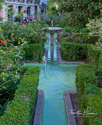 Garten der Kathedrale von Malaga 