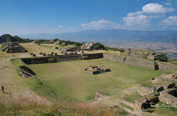 Monte Albán (span. weißer Berg) war die Hauptstadt der Zapoteken