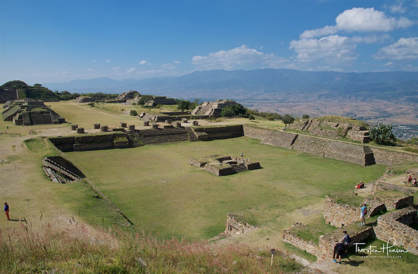 Monte Albán (span. weißer Berg) war die Hauptstadt der Zapoteken