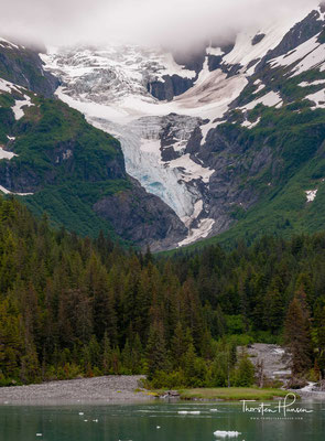 Der Meares-Gletscher gehört zu den wenigen Gletschern, die sich ausdehnen.