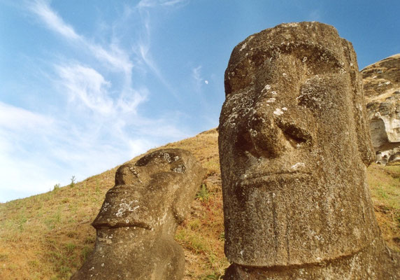 Moai´s auf der Osterinsel