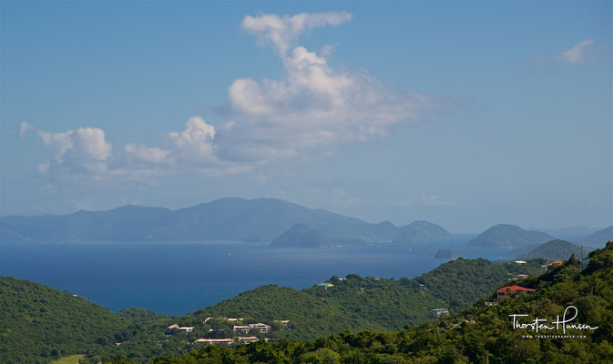 Blick über die British Virgin Islands
