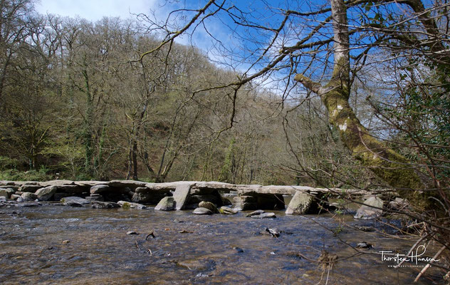 Tarr Steps liegt im Exmoor-Nationalpark