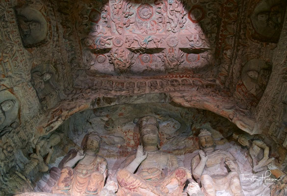 Yungang-Grotten in Datong