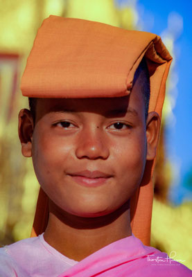 Buddhistische Novizinnen in Bagan 