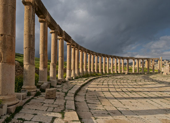 Ruinen der römischen Stadt Jerash